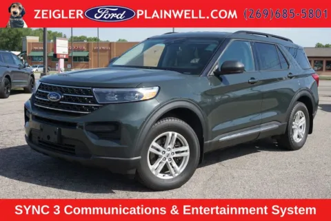 Green 2021 Ford Explorer XLT for sale in Plainwell, MI