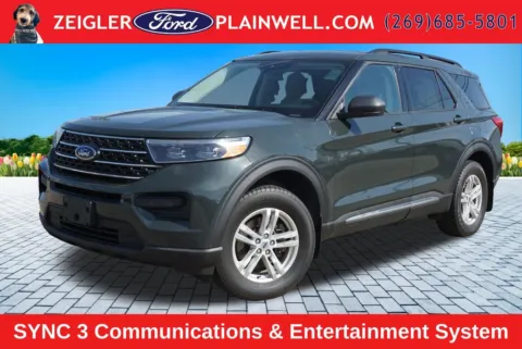 Green 2021 Ford Explorer XLT for sale in Plainwell, MI