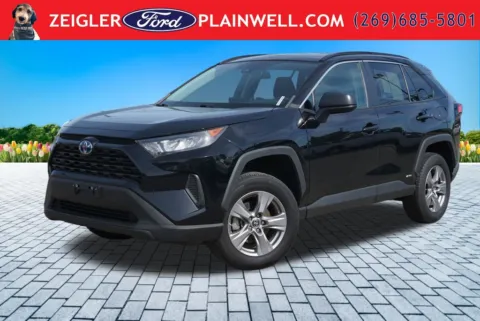 Black 2022 Toyota RAV4 Hybrid LE for sale in Plainwell, MI