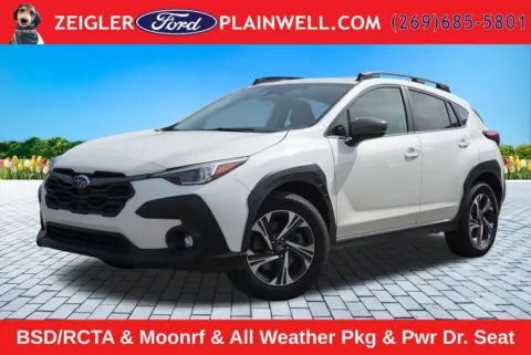 White 2024 Subaru Crosstrek Premium for sale in Plainwell, MI