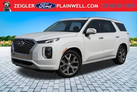 White 2022 Hyundai Palisade Limited for sale in Plainwell, MI