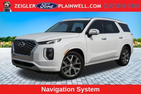 White 2022 Hyundai Palisade Limited for sale in Plainwell, MI