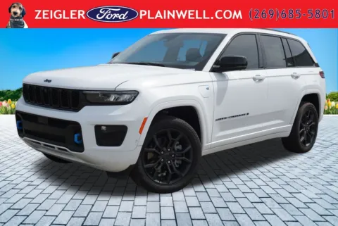 White 2024 Jeep Grand Cherokee 4xe for sale in Plainwell, MI