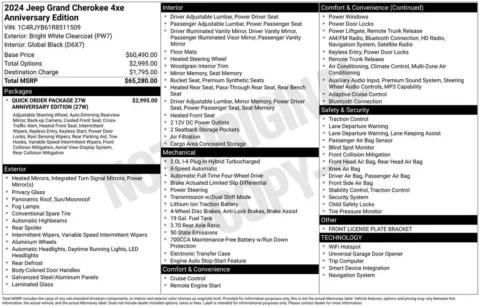 Photos of 2024 Jeep Grand Cherokee 4xe for sale in Plainwell, MI at Zeigler Ford of Plainwell