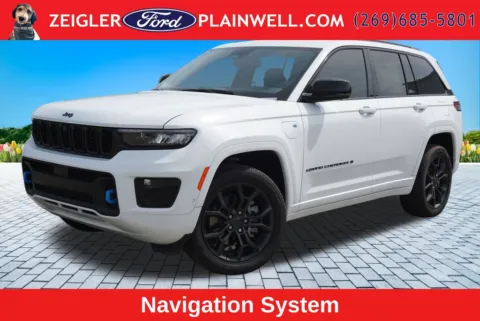 White 2024 Jeep Grand Cherokee 4xe for sale in Plainwell, MI