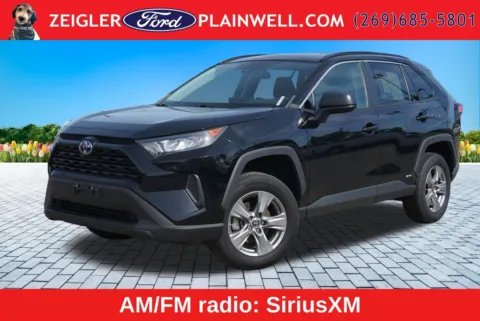 Black 2022 Toyota RAV4 Hybrid LE for sale in Plainwell, MI