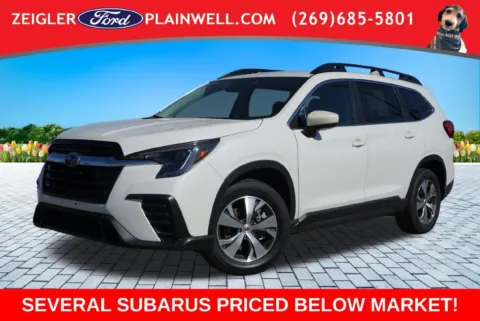 White 2025 Subaru Ascent Premium for sale in Plainwell, MI