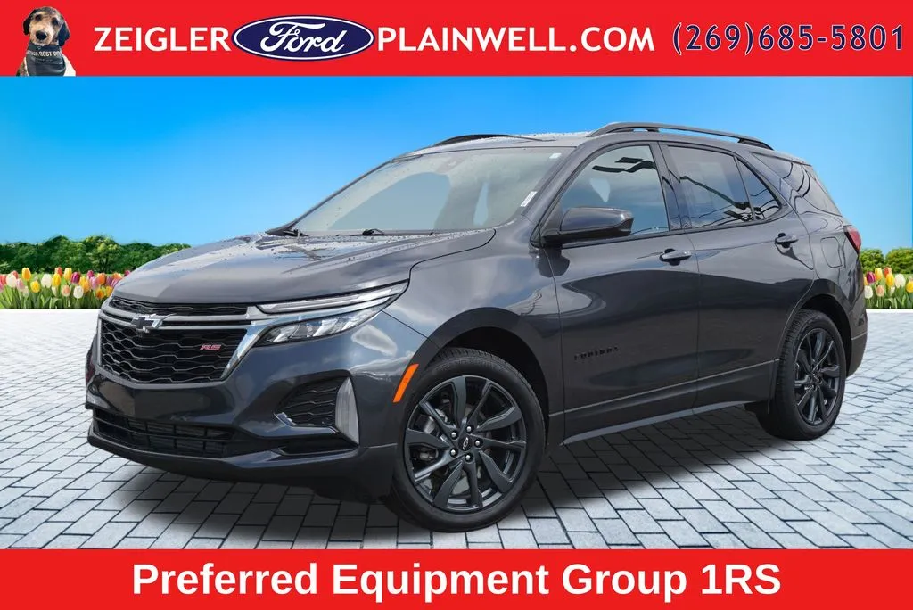 Gray 2022 Chevrolet Equinox RS for sale in Plainwell, MI
