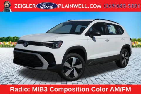 White 2025 Volkswagen Taos 1.5T S for sale in Plainwell, MI