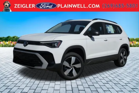 White 2025 Volkswagen Taos 1.5T S for sale in Plainwell, MI