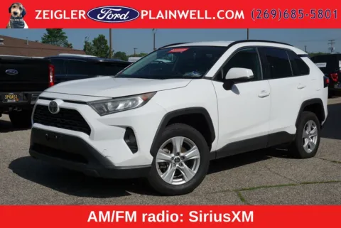 White 2021 Toyota RAV4 XLE for sale in Plainwell, MI