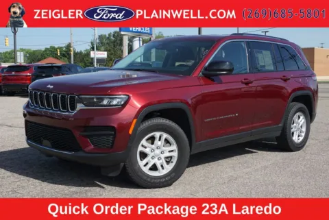 Red 2023 Jeep Grand Cherokee Laredo for sale in Plainwell, MI