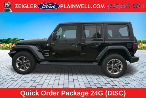 Photos of 2022 Jeep Wrangler Unlimited Sahara for sale in Plainwell, MI at Zeigler Ford of Plainwell