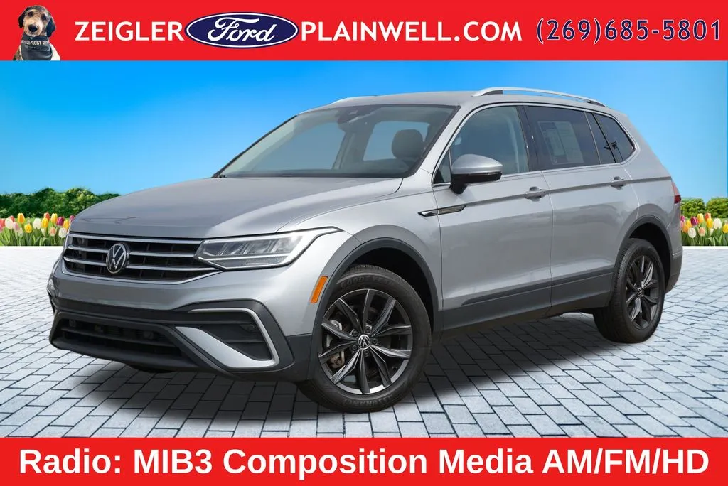 Silver 2023 Volkswagen Tiguan 2.0T SE for sale in Plainwell, MI