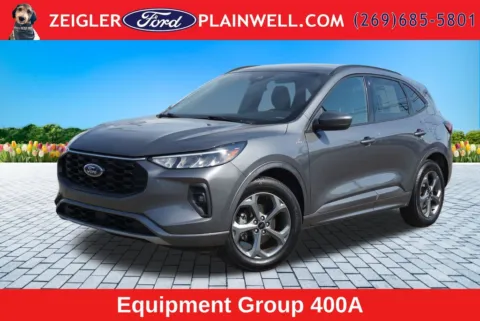 Gray 2023 Ford Escape Hybrid ST-Line Select for sale in Plainwell, MI