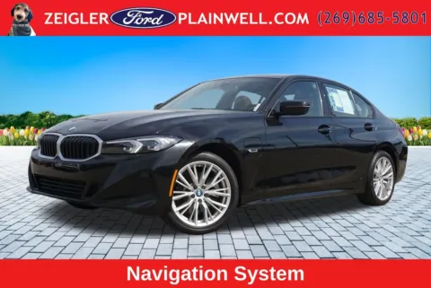 Black 2023 BMW 3 Series 330e xDrive for sale in Plainwell, MI