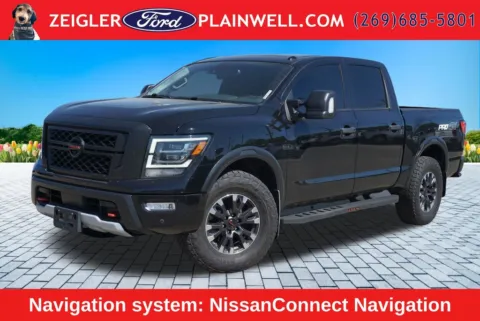 Black 2021 Nissan Titan PRO-4X for sale in Plainwell, MI