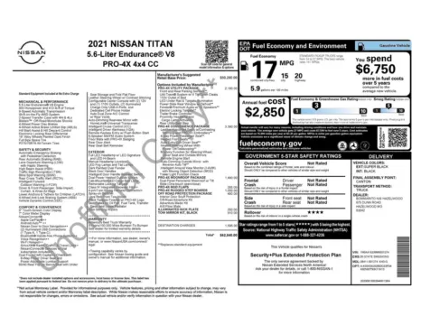 Photos of 2021 Nissan Titan PRO-4X for sale in Plainwell, MI at Zeigler Ford of Plainwell