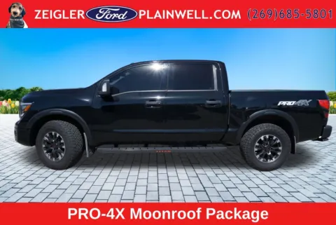 Photos of 2021 Nissan Titan PRO-4X for sale in Plainwell, MI at Zeigler Ford of Plainwell