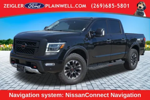 Black 2021 Nissan Titan PRO-4X for sale in Plainwell, MI