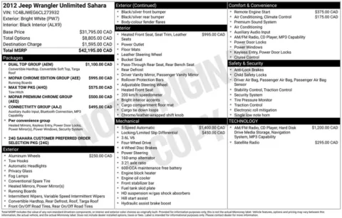 Photos of 2012 Jeep Wrangler Unlimited Sahara for sale in Plainwell, MI at Zeigler Ford of Plainwell