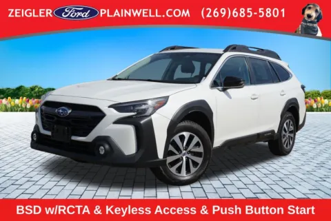 White 2023 Subaru Outback Premium for sale in Plainwell, MI