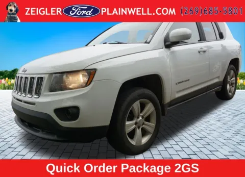 White 2016 Jeep Compass Latitude for sale in Plainwell, MI