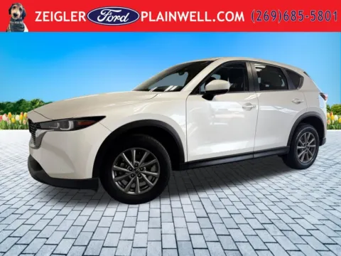 White 2022 Mazda CX-5 2.5 S Preferred Package for sale in Plainwell, MI