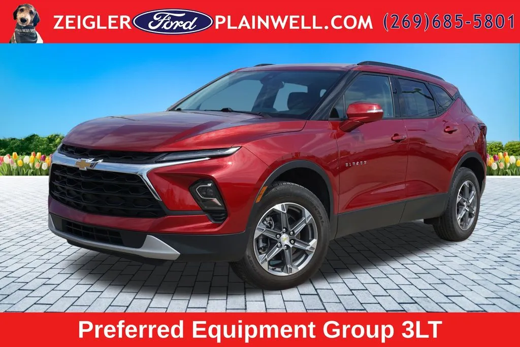 Red 2023 Chevrolet Blazer LT for sale in Plainwell, MI