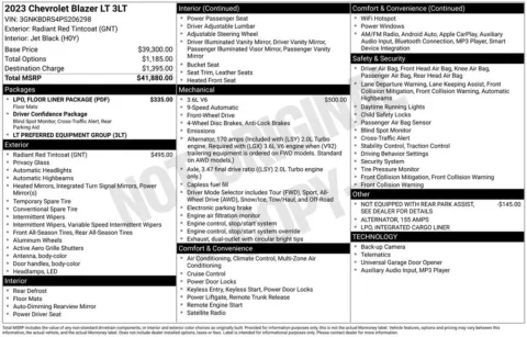 Photos of 2023 Chevrolet Blazer LT for sale in Plainwell, MI at Zeigler Ford of Plainwell