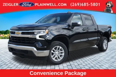 Black 2024 Chevrolet Silverado 1500 LT for sale in Plainwell, MI