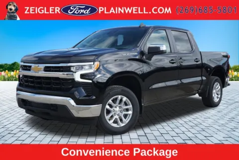 Black 2023 Chevrolet Silverado 1500 LT for sale in Plainwell, MI
