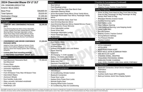 Photos of 2024 Chevrolet Blazer EV LT for sale in Plainwell, MI at Zeigler Ford of Plainwell