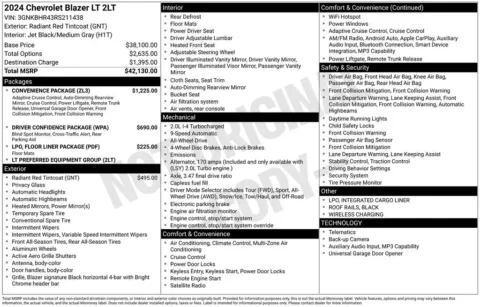 Photos of 2024 Chevrolet Blazer LT for sale in Plainwell, MI at Zeigler Ford of Plainwell
