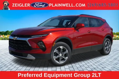 Red 2024 Chevrolet Blazer LT for sale in Plainwell, MI