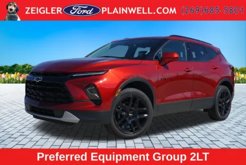 Red 2023 Chevrolet Blazer LT for sale in Plainwell, MI