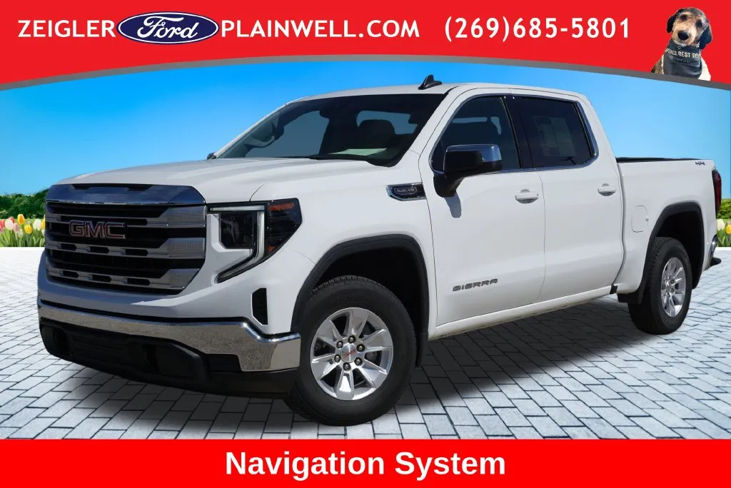 White 2023 GMC Sierra 1500 SLE for sale in Plainwell, MI