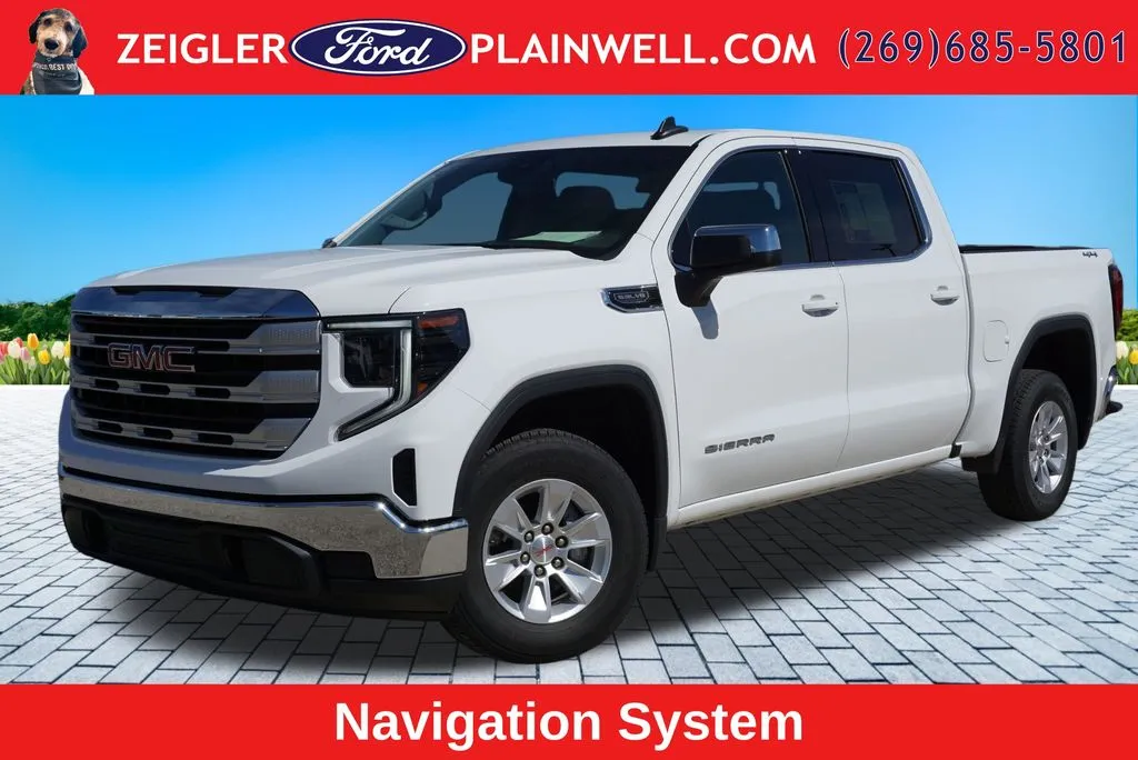 White 2023 GMC Sierra 1500 SLE for sale in Plainwell, MI