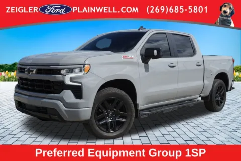 Gray 2024 Chevrolet Silverado 1500 RST for sale in Plainwell, MI