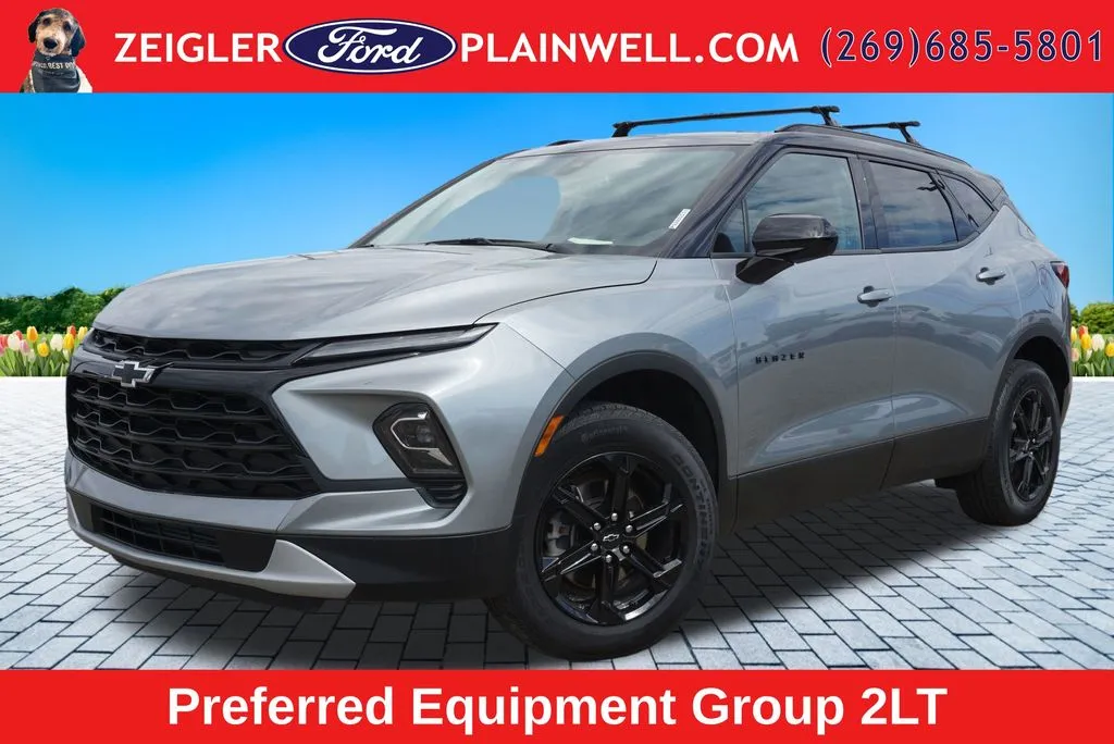 Gray 2023 Chevrolet Blazer LT for sale in Plainwell, MI