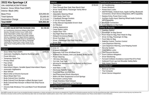 Photos of 2022 Kia Sportage LX for sale in Plainwell, MI at Zeigler Ford of Plainwell