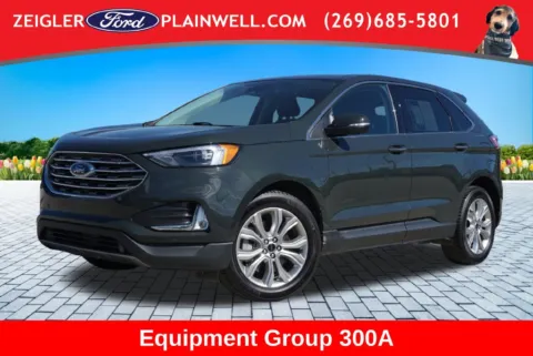 Green 2023 Ford Edge Titanium for sale in Plainwell, MI