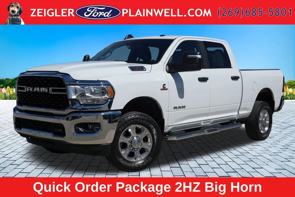 White 2024 Ram 2500 Big Horn for sale in Plainwell, MI