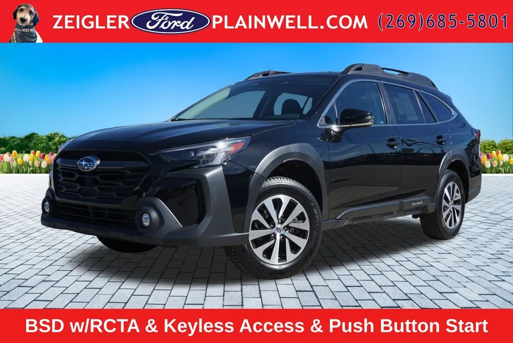 Black 2024 Subaru Outback Premium for sale in Plainwell, MI