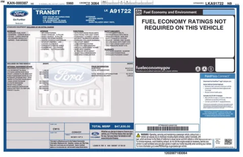 Photos of 2020 Ford Transit-350 for sale in Plainwell, MI at Zeigler Ford of Plainwell