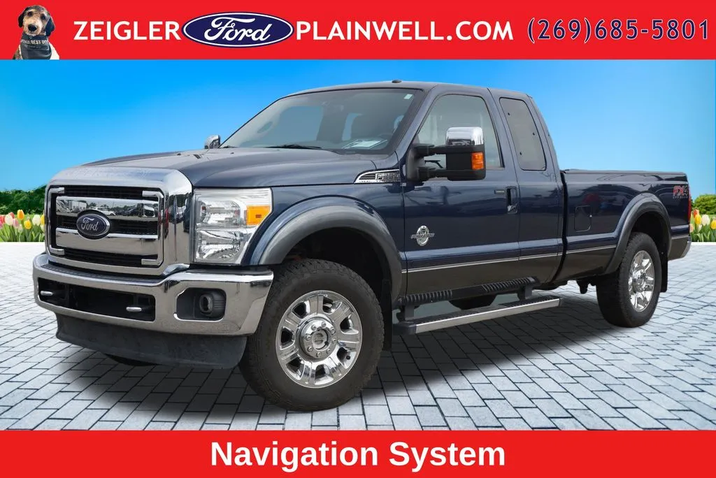 Blue 2016 Ford F-250SD Lariat for sale in Plainwell, MI