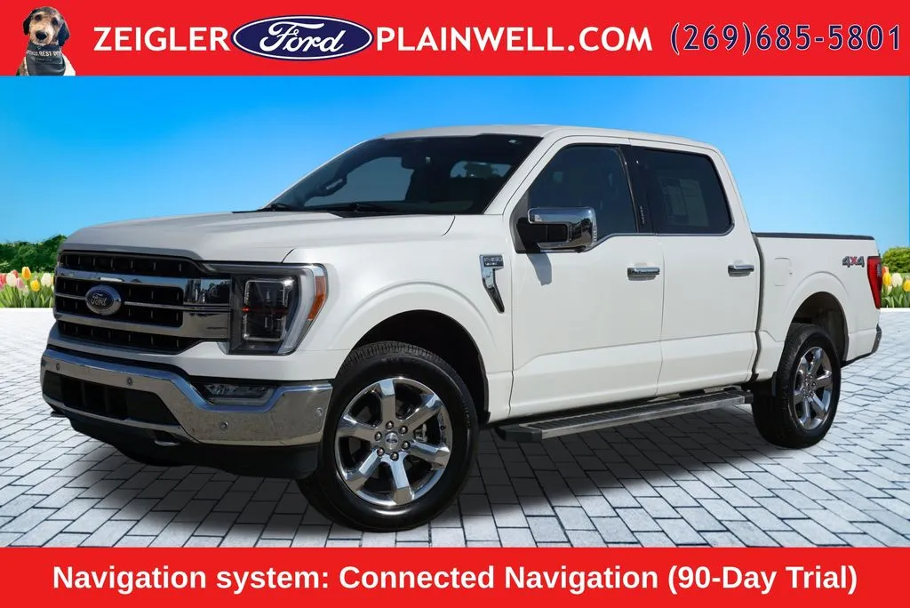 White 2021 Ford F-150 Lariat for sale in Plainwell, MI