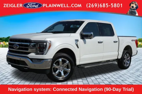 White 2021 Ford F-150 Lariat for sale in Plainwell, MI