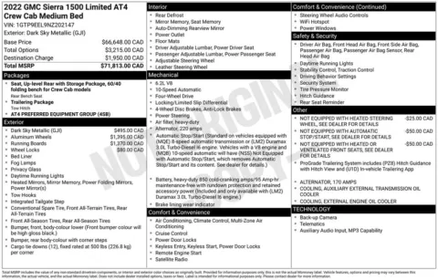 Photos of 2022 GMC Sierra 1500 Limited AT4 for sale in Plainwell, MI at Zeigler Ford of Plainwell