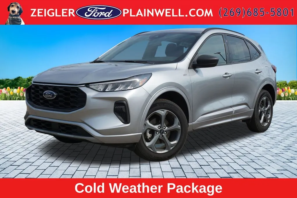 Silver 2024 Ford Escape ST-Line for sale in Plainwell, MI